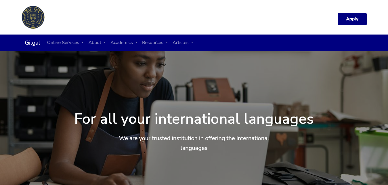 Gilgal Institute Website by Jconnect